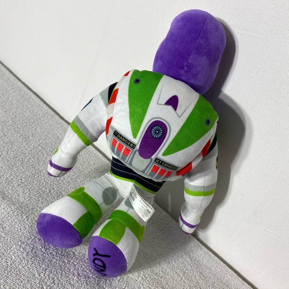 Disney Pixar Toy Story White Purple Green Buzz Lightyear Plush Toy - Picture 3 of 11
